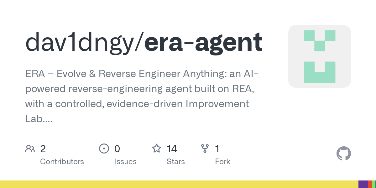 Image from ERA: an analysis workbench and agent workflow layer built on REA