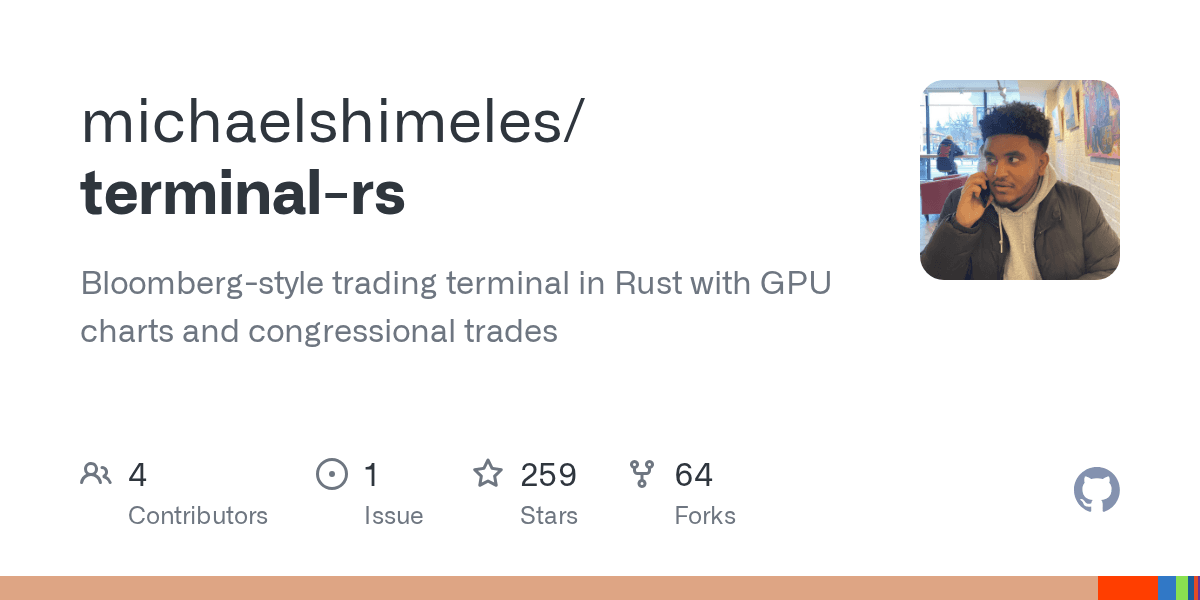 Image from terminal-rs: Rust market terminal with chart UX studied using REA