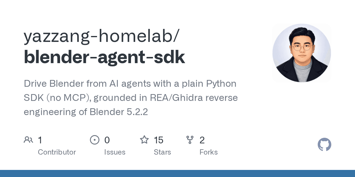 Image from Blender Agent SDK: Python control of Blender, grounded in REA/Ghidra analysis of Blender 5